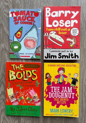 LOTS of Childrens Book Bundles - Football Books, Wimpy Kid, Cat Kid, Skulduggery Pleasant etc