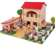 Wooden farm 40 piece New