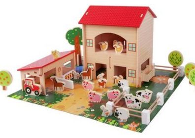 Wooden farm 40 piece New