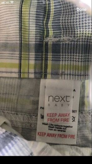 Boys dungaree shorts 0/3 mths