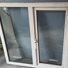 White pvc window 114 x114cm