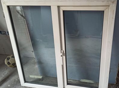 White pvc window 114 x114cm