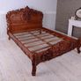 French Double Bed Solid mahogany with exquisite, handcrafted carvings Image 4