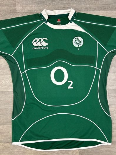 Rare Vintage 2007 Ireland Rugby A Team Player Issue Jersey Shirt Mens 4XL