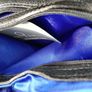 new 9 West handbag &purse blue silk lining tag attached Image 3