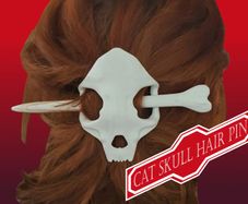 Cat Skull Hair Pi