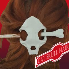 Cat Skull Hair Pi