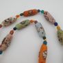 Vintage Venetian Style Old Face Glass Beads Necklace Image 4