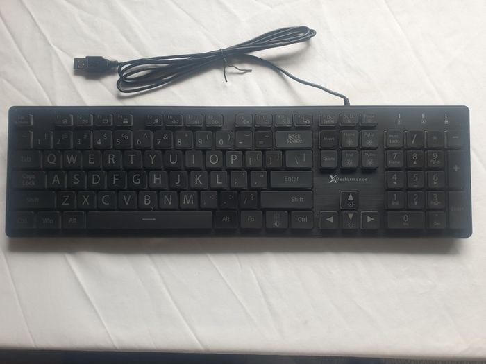 Backlit Large Print Keyboard