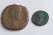 Old Roman coins