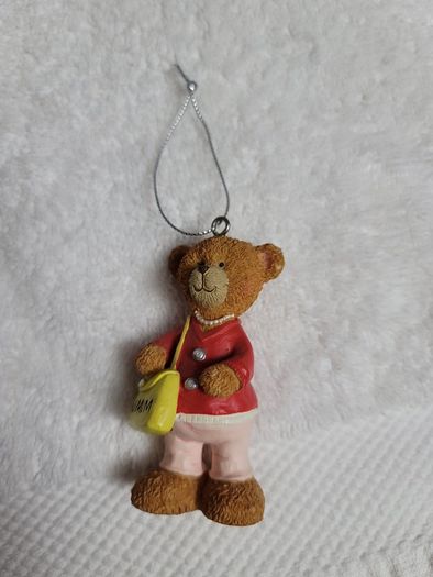 Ornament Teddy No. 1 Mum Number 1 Mum Mother Mom Mam