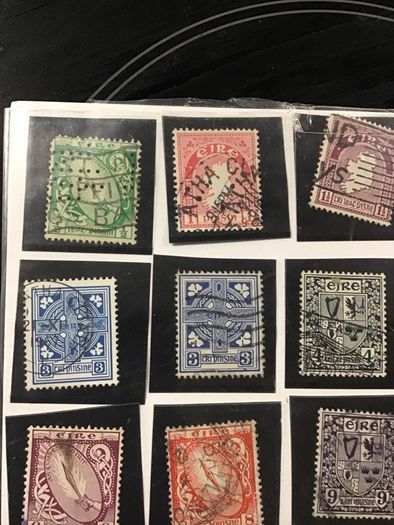 Old Irish Definitive Stamps