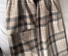 Check curtains - Brand new - 66x72