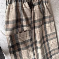 Check curtains - Brand new - 66x72