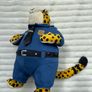 Zootopia Officer Clawhauser Disney Store Stamped Cuddly Plush approx. 14 Used Please look at the pictures Image 3