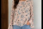 Floral print top