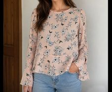 Floral print top