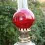 Oil lamp, glass kerosene lamp, 9,2" height indoor classic oil lamp, vintage retro oil lamp, indoor emergency lamp Image 4