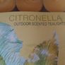Cintronella Outdoor Tealights x 25 for Sale Image 2