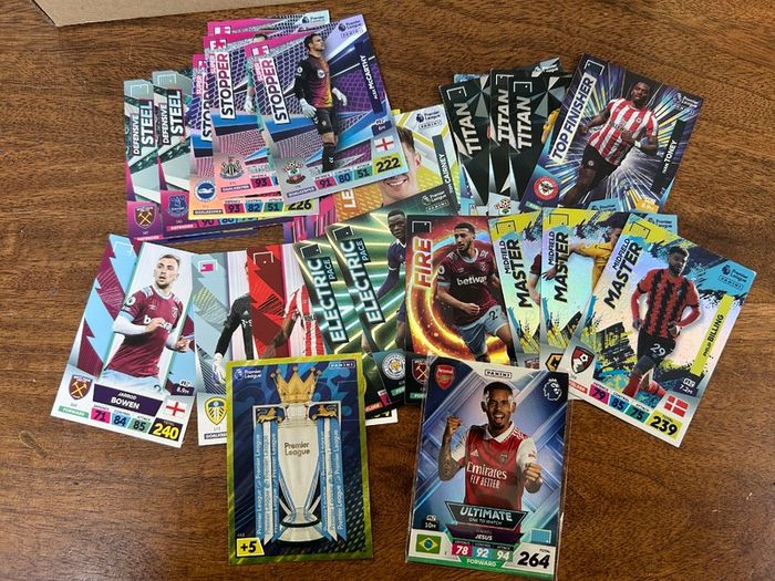 Topps Panini 4Kg / 1600+ football Cards Lot Bulk Bundle all different