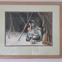 Original Water Colour Painting Signed Irish Artist Margaret O'Murchoe
