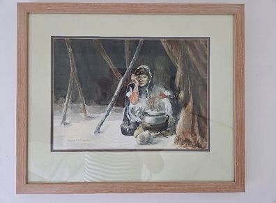 Original Water Colour Painting Signed Irish Artist Margaret O'Murchoe