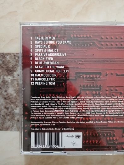Placebo CD  - Black Market Music