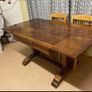 Beautiful antique extendable dining table Image 2