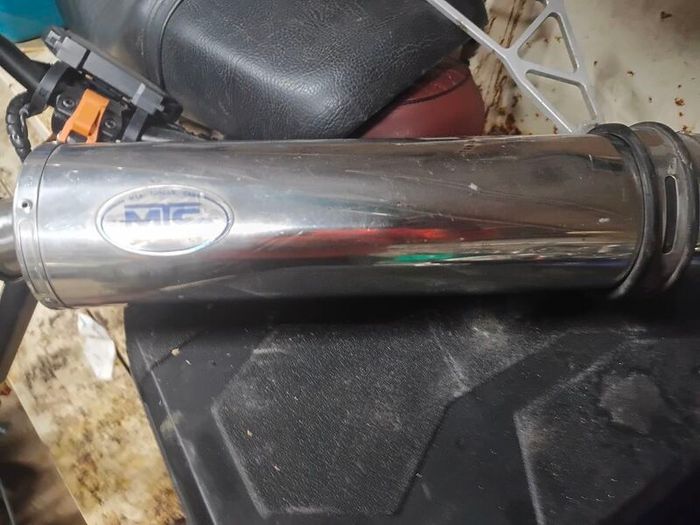 bike exhaust end cans