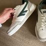 HI-TEC white and green trainers Image 2