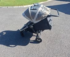 Buggy - baby joggers GT double in steel grey