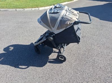 Buggy - baby joggers GT double in steel grey
