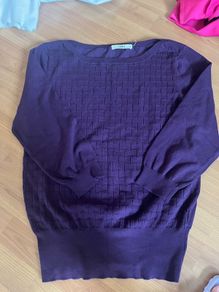 Oasis purple wool jumper