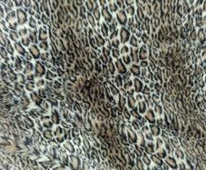 Large leopard skin fur throw and cushions
