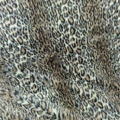 Large leopard skin fur throw and cushions