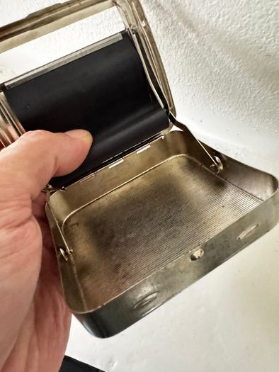 Vintage Art Deco Automatic Cigarette Rolling Tin Box - Mascot / Rizla Style