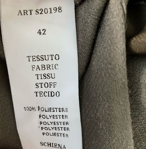 Size 16 Olive Green Striped Top by Peruzzi