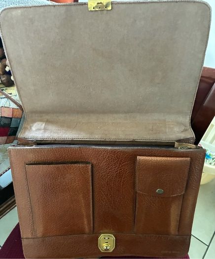 Quality Leather Briefcase/ Laptop Bag