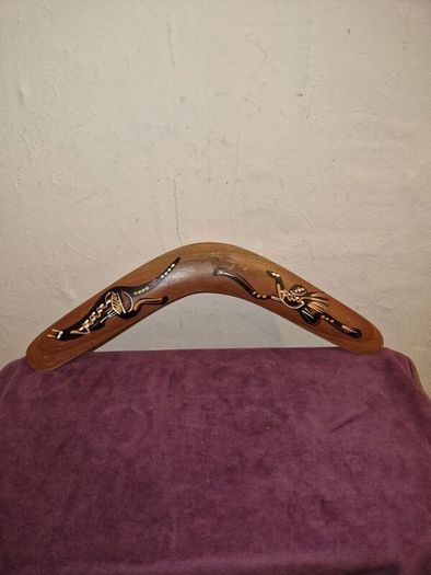 Hand painted Boomerang