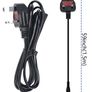 New 1.5m Mains Power Cable Lead UK Plug to IEC C7 Figure 8 2 Pin Cord #1146 Image 4
