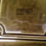 Vintage inisfree Potteries Lamplighter Square green plate 3D image and shamrock Image 3