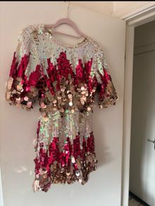 sequin playsuit boho