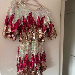sequin playsuit boho