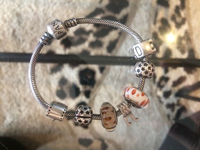 Pandora Genuine Oxidised Charm Bracelet