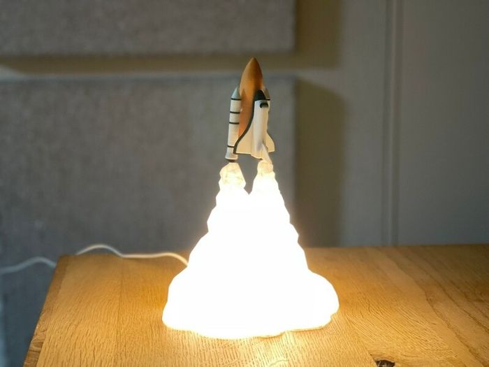 Space Shuttle Launch Lamp