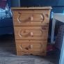 Pine bedside locker Image 2