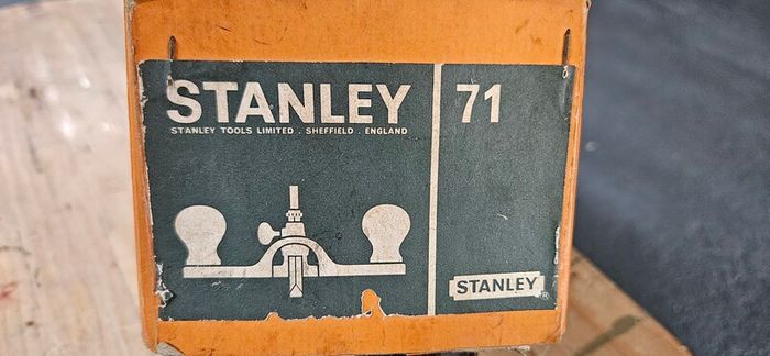 Stanley 71 router plane, complete and boxed