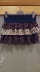 Brand new. Navy paisley RaRa skirt