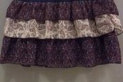 Brand new. Navy paisley RaRa skirt