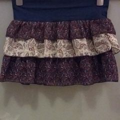Brand new. Navy paisley RaRa skirt